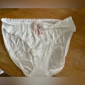 Victoria's Secret White Lace Panties